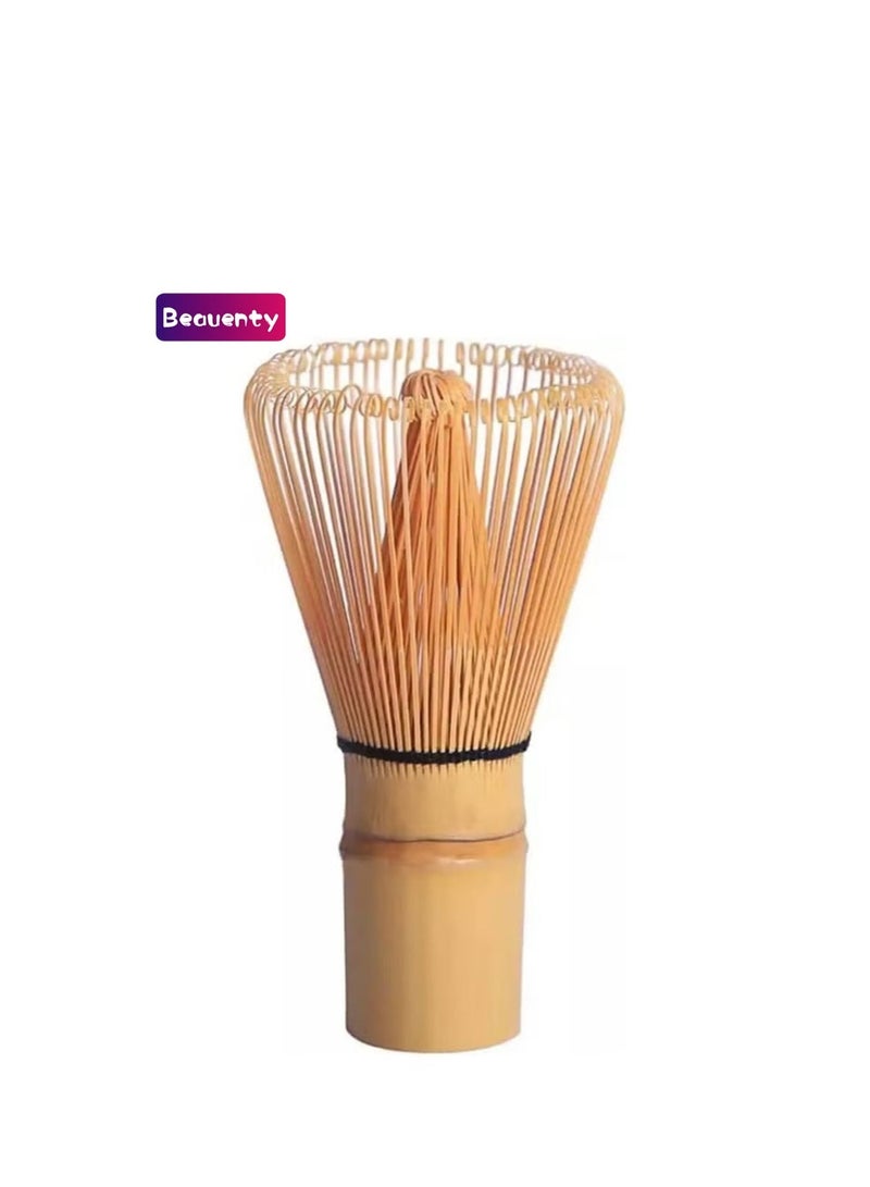 Beauenty Matcha Stirring Brush, Matcha Green Tea Powder Bamboo Matcha Stirring,Suitable for Stirring Matcha (Bamboo color 1 -piece) - Image 1